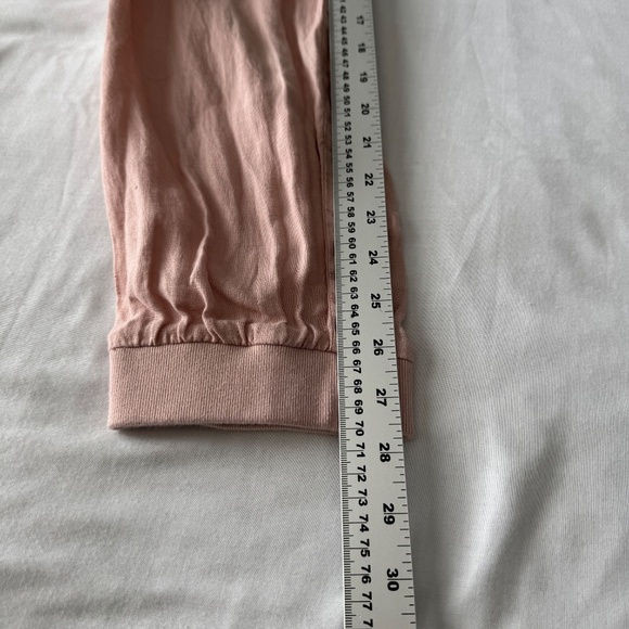 Guess Women's 100% LINEN Capri Jogger Style Pants Pink Small Beach Boardwalk - Picture 14 of 16